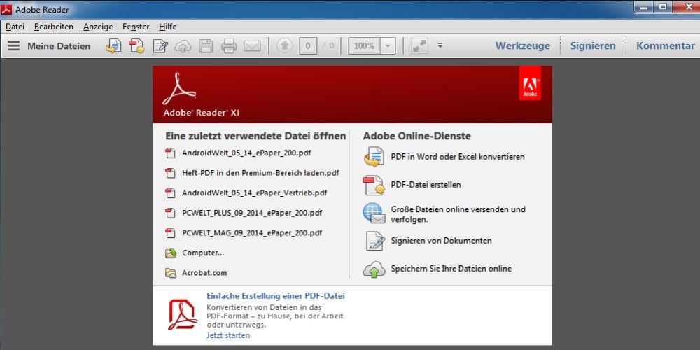 Adobe reader download free pdf viewer for windows mac os